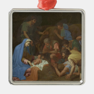 Ornement En Métal L'adoration des bergers circa 1653