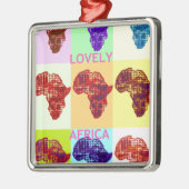 ORNEMENT EN MÉTAL L'AFRIQUE AMOUREUSE (Gauche)