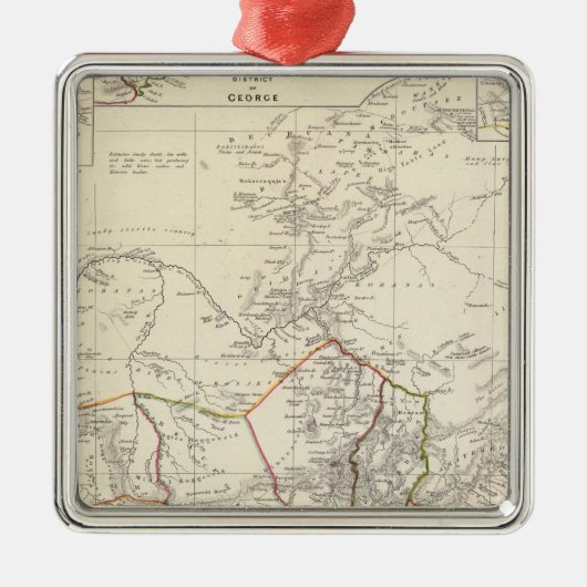 Ornement En Métal L'Afrique du Sud (Devant)