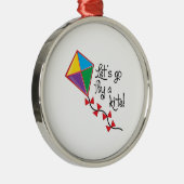 Ornement En Métal Laisse aller mouche un cerf-volant (Droite)