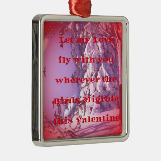 Ornement En Métal Laissez-moi voler avec vous à valentine.png (Droite)