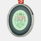 Ornement En Métal Lamont Ancient Scottish Tartan Christmas (Gauche)