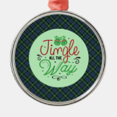 Ornement En Métal Lamont Ancient Scottish Tartan Christmas (Devant)