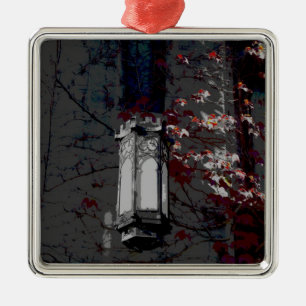 Ornement En Métal Lampe de Cobb Hall avec le lierre marron