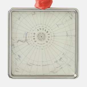 Ornement En Métal L'Antarctique
