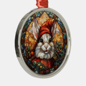 Ornement En Métal Lapin de Noël (Droite)