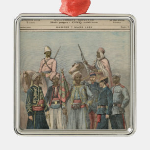 Ornement En Métal L'armée coloniale
