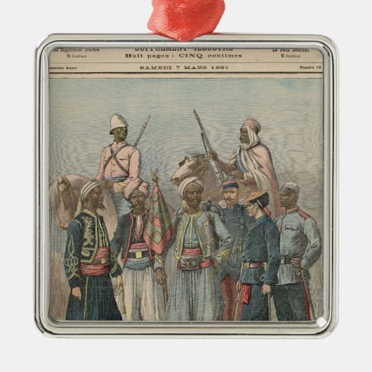 Ornement En Métal L'armée coloniale (Devant)