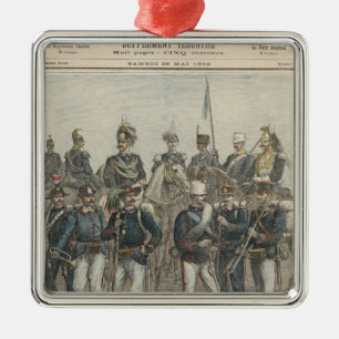 Ornement En Métal L'armée italienne