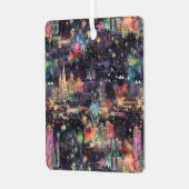 Ornement En Métal Las Vegas Noël & Nouvel An en aquarelles (Avant gauche)