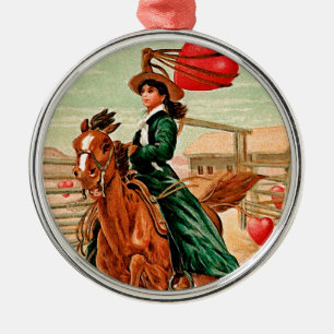 Ornement En Métal Lasso mon coeur Vintage Valentine