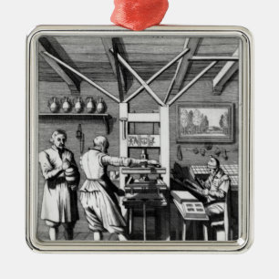 Ornement En Métal L'atelier de reliure de Laurens Janszoon Koster