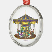 Ornement En Métal Le carrousel d'or (Gauche)