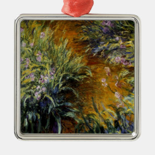 Ornement En Métal Le chemin à travers les Irises