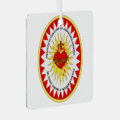 Ornement En Métal Le Coeur le plus sacré de Jésus (Avant droite)