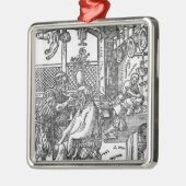 Ornement En Métal Le coiffeur (Gauche)