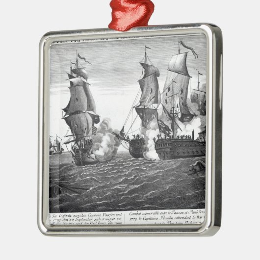 Ornement En Métal Le combat mémorable entre capitaine Pearson (Gauche)