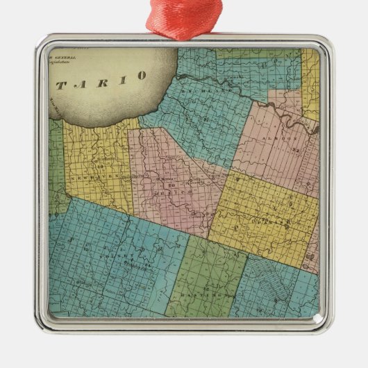 Ornement En Métal Le comté d'Oswego (Devant)