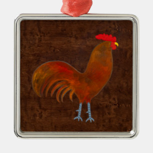 Ornement En Métal Le coq 2009