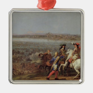 Ornement En Métal Le croisement du Rhin, le 12 juin 1672