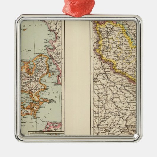 Ornement En Métal Le Danemark, Alsace-Lorraine, Palatinat (Devant)