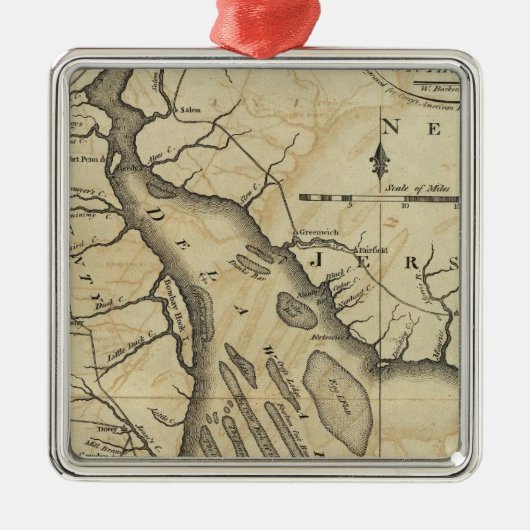 Ornement En Métal Le Delaware 2 (Devant)