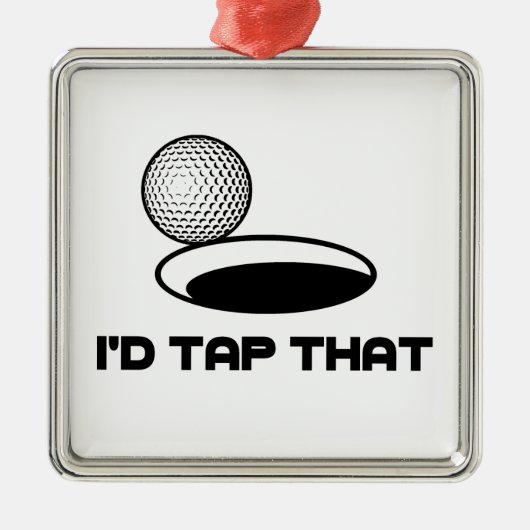 Ornement En Métal Le golf I taperait cela (Devant)