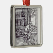 Ornement En Métal Le graveur de gemme, édité par Hartman Schopper (Droite)