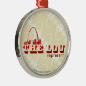 Ornement En Métal Le Lou St Louis représentent (Droite)