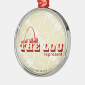 Ornement En Métal Le Lou St Louis représentent (Gauche)