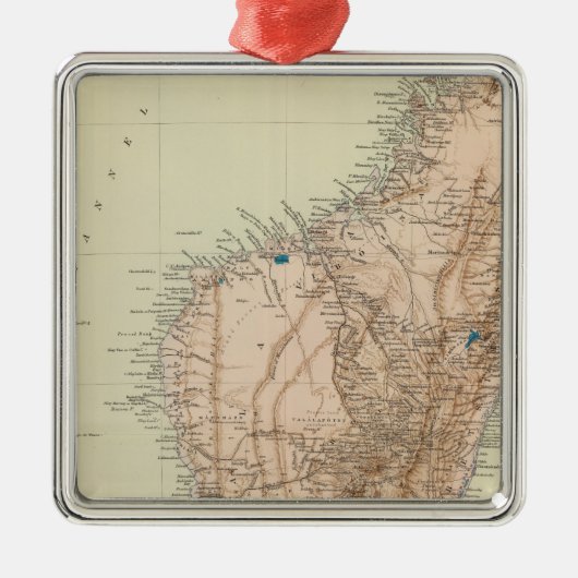 Ornement En Métal Le Madagascar (Devant)