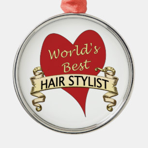 Ornement En Métal Le meilleur styliste en coiffure du monde
