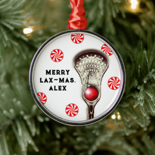 Ornement En Métal Le Merry Lax-mas de crosse original