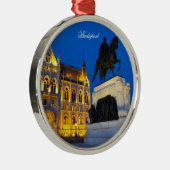 Ornement En Métal Le Parlement de Budapest par nuit (Droite)