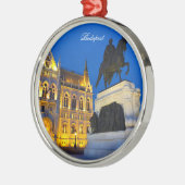 Ornement En Métal Le Parlement de Budapest par nuit (Gauche)