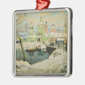 Ornement En Métal Le petit village Torzhok, 1917 (Gauche)