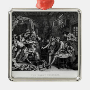 Ornement En Métal Le râteau en prison, plat VII