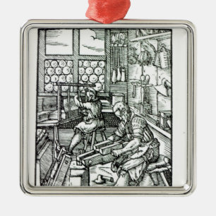 Ornement En Métal Le relieur, édité par Hartman Schopper