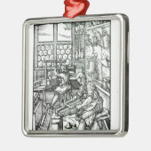 Ornement En Métal Le relieur, édité par Hartman Schopper (Gauche)