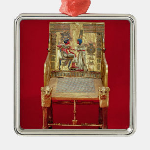 Ornement En Métal Le trône, de la tombe de Tutankhamun