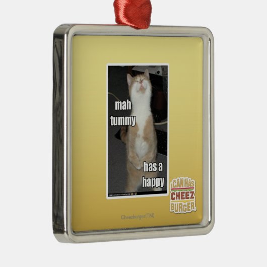 Ornement En Métal Le ventre d'heure-milliampère a un heureux (Droite)