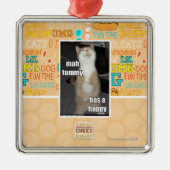 Ornement En Métal Le ventre d'heure-milliampère a un heureux (Devant)