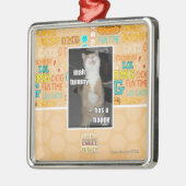 Ornement En Métal Le ventre d'heure-milliampère a un heureux (Gauche)