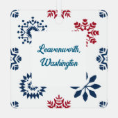 Ornement En Métal Leavenworth, Washington à Noël (Verso)