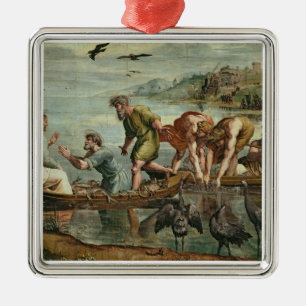 Ornement En Métal L'ébauche miraculeuse des poissons (bande dessin