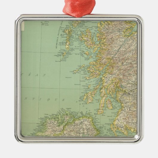 Ornement En Métal L'Ecosse, Irlande (Devant)