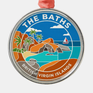 Ornement En Métal Les Bains Îles Vierges britanniques