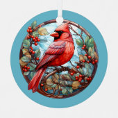 Ornement En Métal Les Cardinaux Apparaissent Quand Les Anges Sont Pr (Recto)