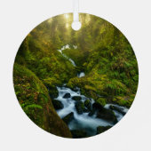 Ornement En Métal Les cascades | Parc National Olympique, Washington (Verso)