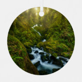 Ornement En Métal Les cascades | Parc National Olympique, Washington (Recto)